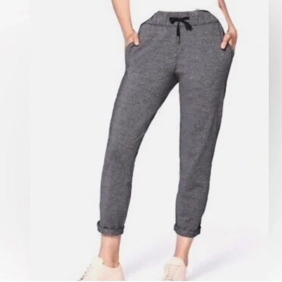 LULULEMON I On The Fly Drawstring Heathered Gray Size 4 - Picture 9 of 9